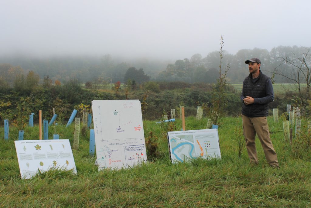 Oxbow Farm & Conservation Center’s Matt Distler, Ph.D gives an overview of a project