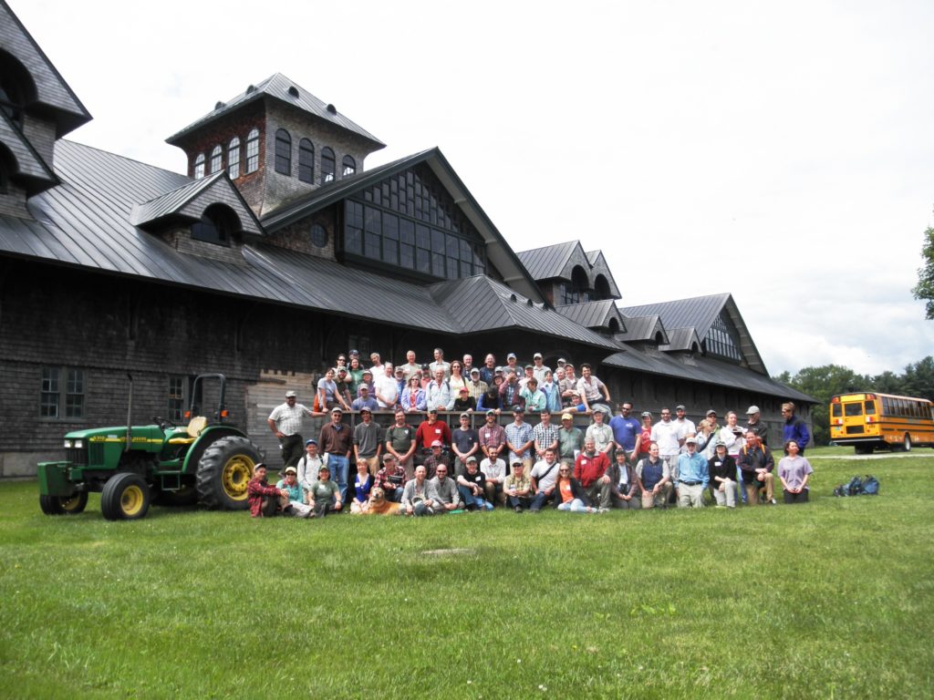Group photo at the National Meeting in Burlington, VT in 2014