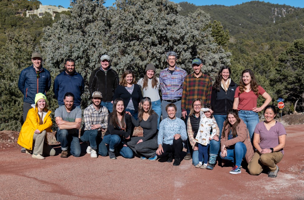 A group photo of staff attending the Guild staff retreat in Santa Fe, NM in 2023