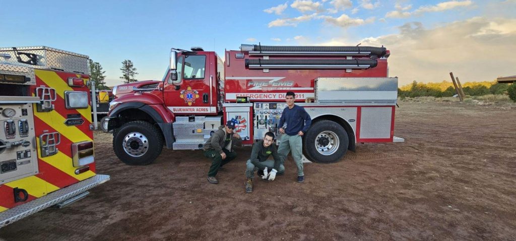 Espanola Crew in 2023 with fire engine